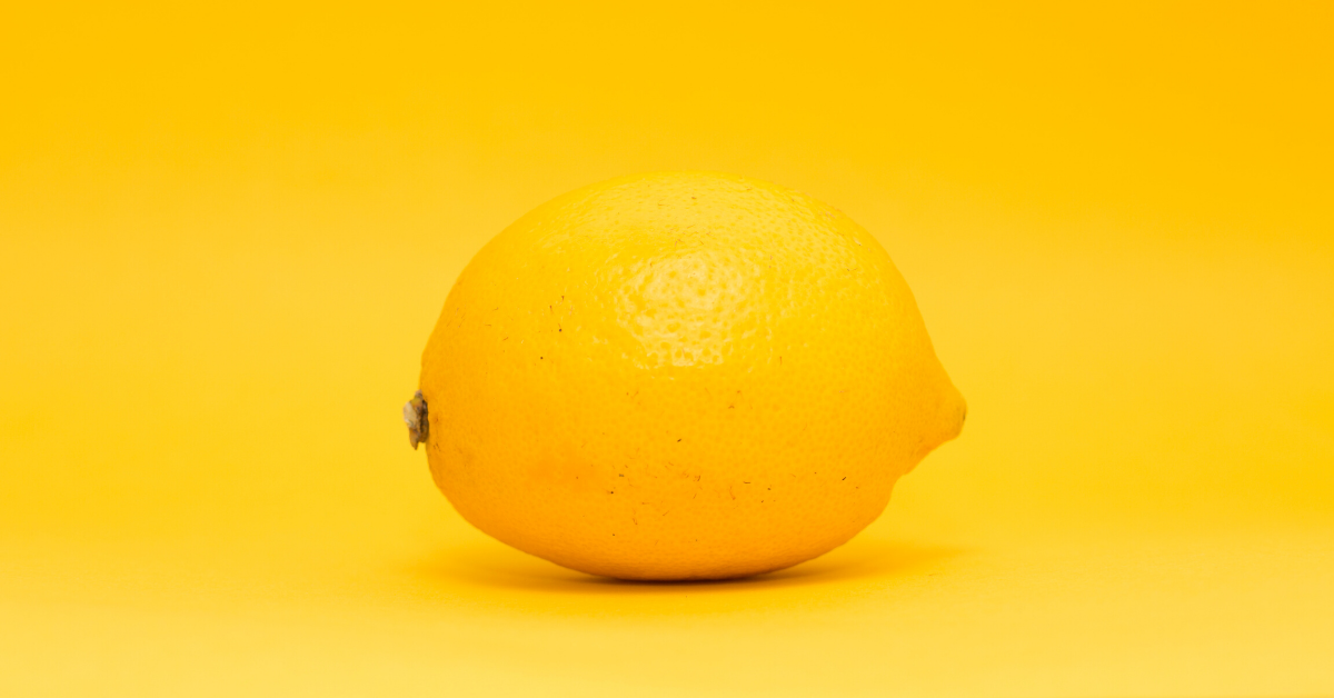 QuickBooks Online Essentials is yellow in our rainbow, represented by this lemon