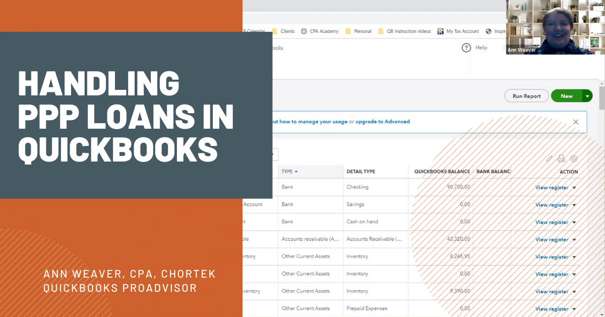 PPP Loans in QuickBooks - How to Handle