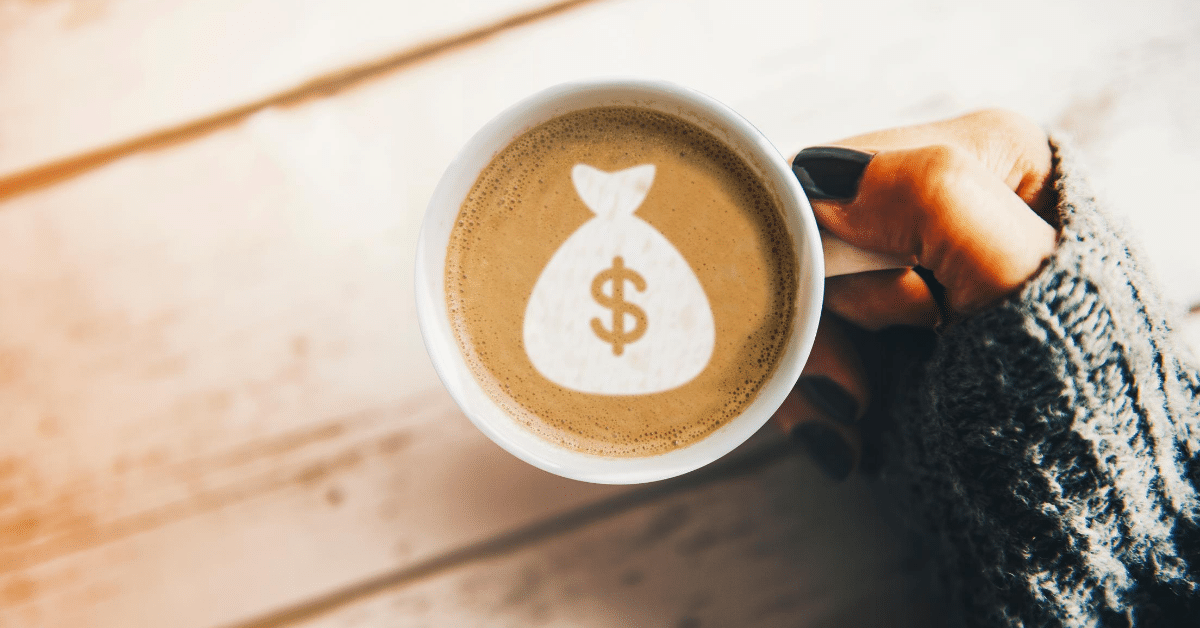 2020 Required Minimum Distribution - Image of a coffee with dollar sign latte art