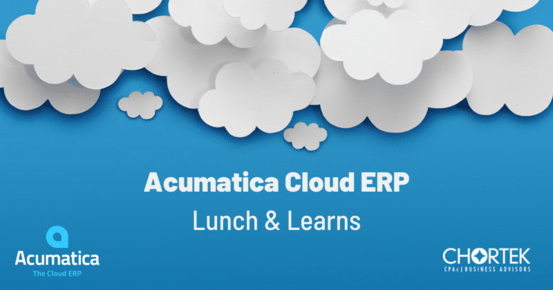 Header Image - Acumatica Cloud ERP Lunch & Learns